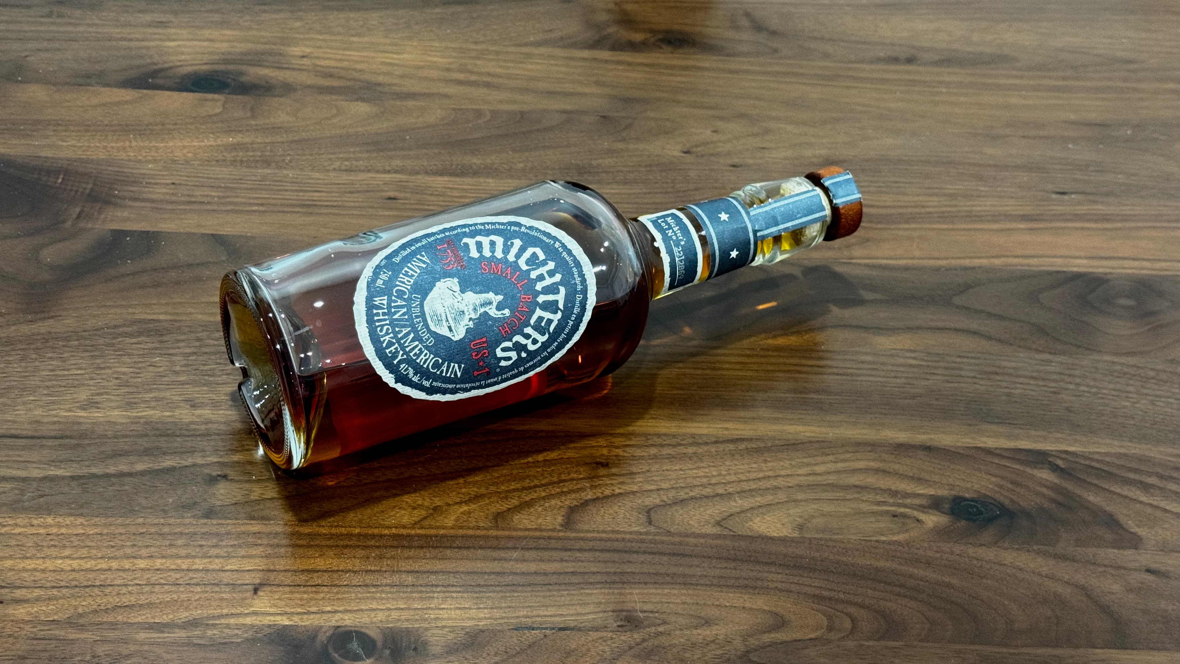 A bottle of Michter's US-1 Small batch Unblended